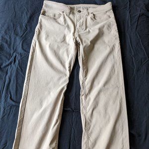 Men's Prana Brion pants, Slim Fit, 31Wx32L, EUC